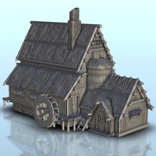 viking água saga chamas guerra parafuso açao medieval sigmar martelo arquitetura escandinavo miniaturas construção cenário jogo figuras jogos terra 3d print model - Mito3D