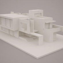 villa in 3d architettura emirati arabi uniti dubai casa design 3d print model - Mito3D