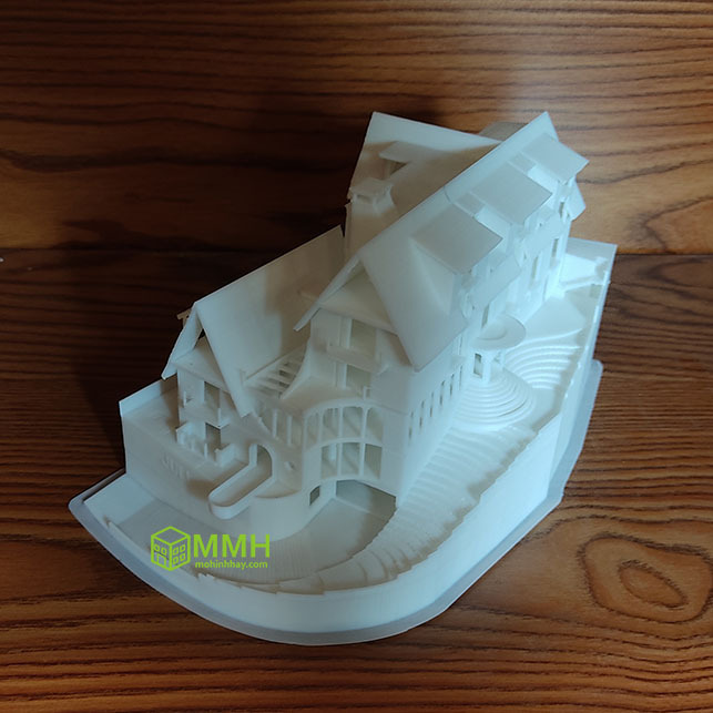 villa homestay building house 3D print model - Mito3D