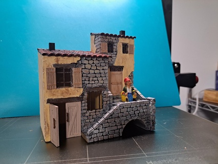 village house nursery building home art toy 3d print model - Mito3D