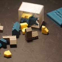 Vila enigma jogos Natal feriados micro pacote quebra cabeças 3d print model - Mito3D