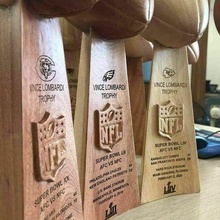 vince lombardi trophy - nbl american football 3d model 3d print model - Mito3D