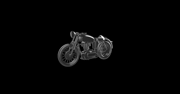 vincent venom thruxton cafe racer 1965 moto motorbike motorcycle motor bicycle le motocycle la motorrad motocykl motocicletta 3d print model - Mito3D