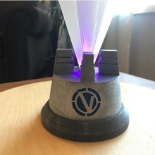 vindibeacon rick morty gadget yetişkin yüzmek adultswim arduino kristal led ışık prop vindicators 3d print model - Mito3D