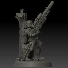 vindicar assassin hero sniper war hammer 42k rifle 3d print model - Mito3D