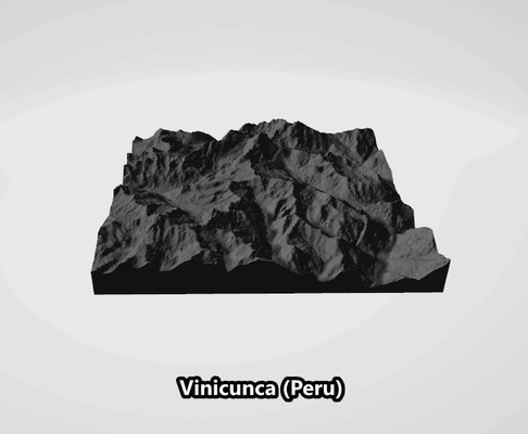 taça vinho peru 3d mapa topografia stl arco iris montanha peruano andes multicolorido camadas natural maravilha caminhada fotografia desafiador cume panorâmico visualizações montanhas vales geológico significado panorama 3d print model - Mito3D