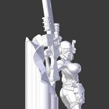 vinnessa assassino jogo brinquedo warhammer 40k assassinos 3d print model - Mito3D