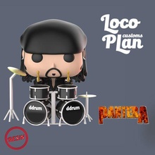vinnie Pablo pantera + tambores personalizado 3d print model - Mito3D