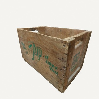 vintage 7up madeira caixote pop 3d print model - Mito3D