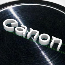 Jahrgang Kanon Logo slrs 3d print model - Mito3D