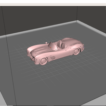nostaljik araba Mercedes sl 3d yazdırılabilir Sanat dekorasyon 3d print model - Mito3D