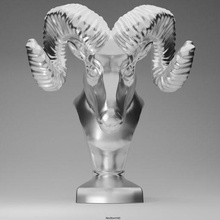 Jahrgang ausweichen RAM Kunst altmodisch Dekor Auto Skulptur 3d print model - Mito3D
