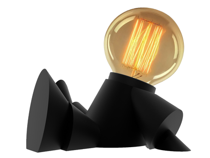 Jahrgang Puppe Schreibtisch Lampe Topf Licht Nacht 3d print model - Mito3D