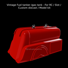 Vintage carburante petroliera gas serbatoio rc fessura personalizzato pressofuso modello kit camion guado chevrolet 3d print model - Mito3D