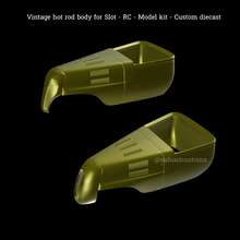 vintage quente Cajado corpo fenda rc modelo kit personalizadas diecast estrada hotrod pista nariz Bonneville 3d print model - Mito3D