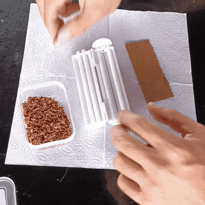 jahrgang walze stumpf zigarette gras tabak papier rollen 3d print model - Mito3D