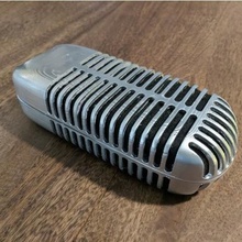 vintage microfone de proteção gadget 3d print model - Mito3D