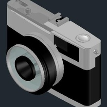 vintage photo camera 3d print model - Mito3D