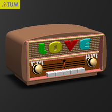 Vintage Radio moda regalo attrezzo giocattolo ragazzi 3d print model - Mito3D