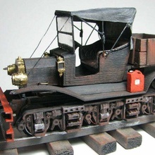 nostaljik vagon araba lokomotif model t Ford demiryolu tren Araçlar 3d print model - Mito3D