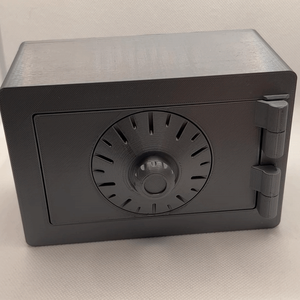 Vintage sicuro regalo scatola gioielleria cerniera 3D print model - Mito3D
