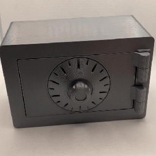 vintage seguro presente caixa jóias dobradiça 3d print model - Mito3D