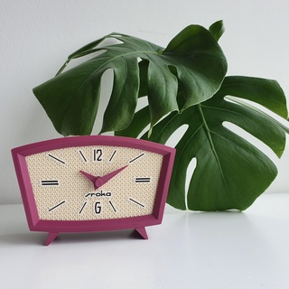 vintage small modern clock inspired soviet majak ussr mayak decor design 3d print model - Mito3D