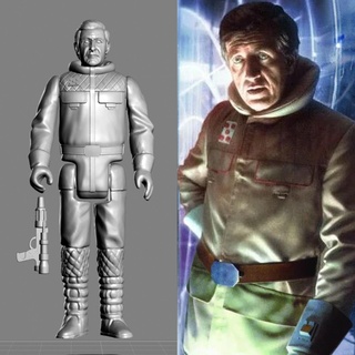 vintage star wars kenner-style general rieekan action figure toy figures model kenner 3d print model - Mito3D