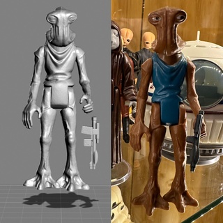 vintage star wars kenner hammerhead action figure toy figures model 3d print model - Mito3D