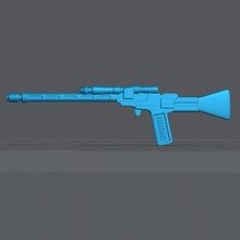 Clásico estrella guerras Kenner ig 88 rifle 3d print model - Mito3D