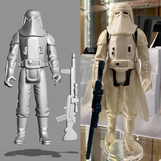 Vintage stella guerre kenner Snowtrooper azione figura giocattolo figure modello 3d print model - Mito3D