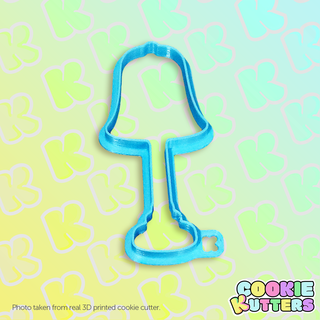 vintage table lamp cookie cutter mold silhouette kutters kitchen food recipe cookies 3d print contour 3d print model - Mito3D
