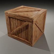 Clásico madera caja escamas 1 35 caso funda almacenamiento ático diorama 3d print model - Mito3D