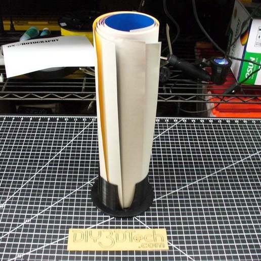 vinyl material stand cutting various cutter holder diy 3D print model - Mito3D