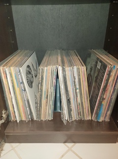 vinyl record shelf divider organizer albums records 3d print model - Mito3D