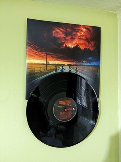 vinyle record wall mount afficher musique cintre décoration lp 3d print model - Mito3D