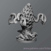 violet champignon jeu jouet dessus de table donjons dragons le mdn 3d print model - Mito3D