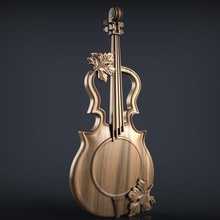 violino do router cnc de arte 3d print model - Mito3D