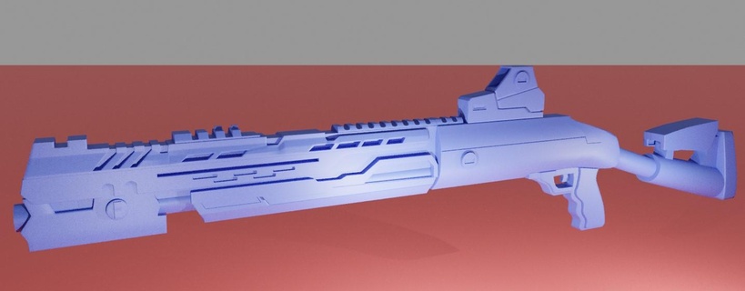 Viper nicken Gewehr Gottheit Sieg 3d Cosplay 3d print model - Mito3D