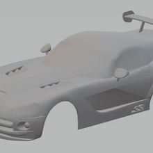 viper printable body car game slot scalextric shell rc radio monitoring tamiya miniz 1-10 1-32 1-18 1-24 3d print model - Mito3D