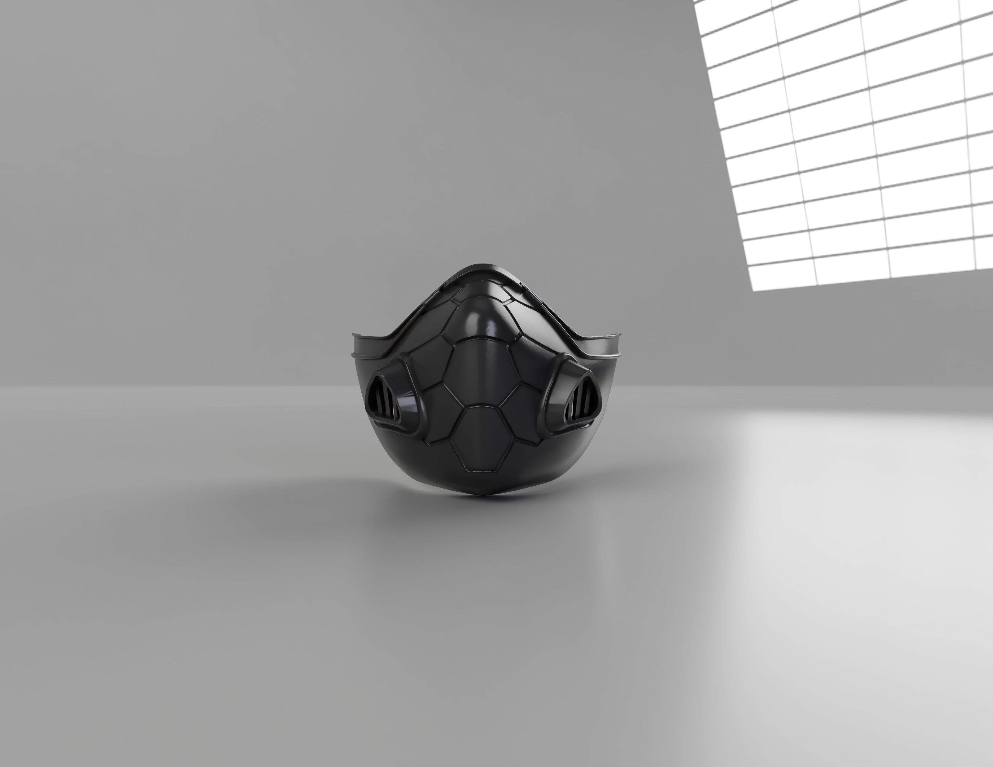 vipère vaillant masque ventilateurs 3d imprimable cosplay accessoires 3D print model - Mito3D
