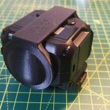 virb 360 camera lens cap gadget accessories grip cover protector 3d print model - Mito3D