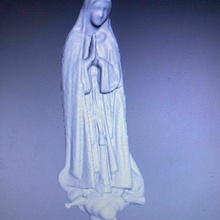 Virgen fatima virgenfatima Santo Dios destino 3d print model - Mito3D
