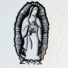 vierge guadalupe mur monté Dame of monter 3d_printing 3d print model - Mito3D
