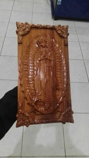 virgem guadalupe 3d religião roteador cnc decoração interiores elétrico aspirar mãe México Equador 3d print model - Mito3D
