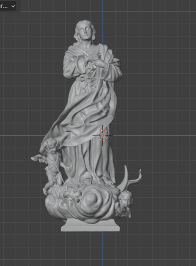 vierge immaculé conception art maria of marie 3d print model - Mito3D