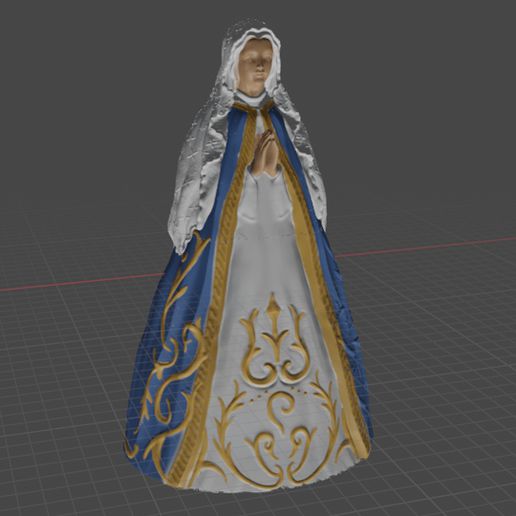 Virgen 3D print model - Mito3D
