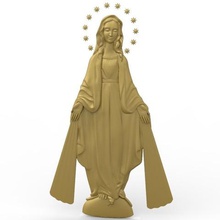 vierge avec l'art religieux 3d print model - Mito3D