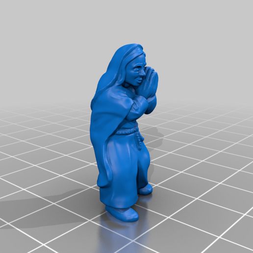 bakire Mary 3D print model - Mito3D