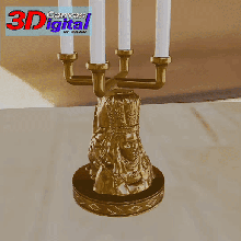 bakire Mary mum Kulp destek Sanat sahipleri mumluk mücevher süs Vesika Kadın 3d print model - Mito3D
